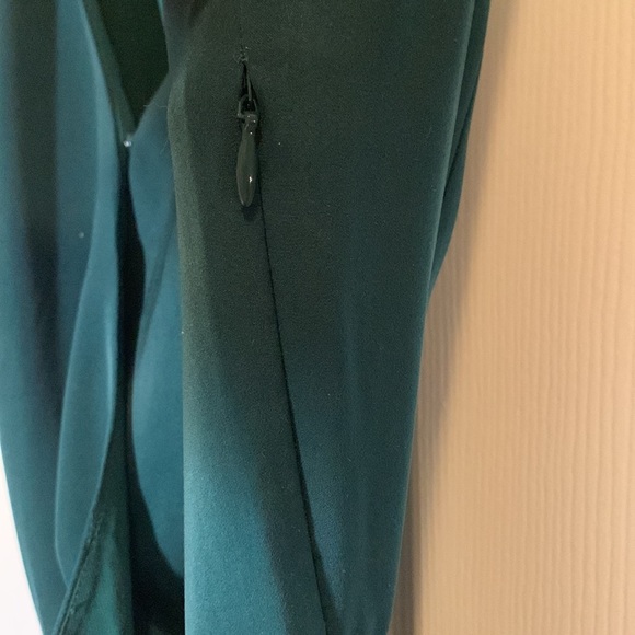 Emerald Green RW & Co Wrap Dress - Picture 4 of 4